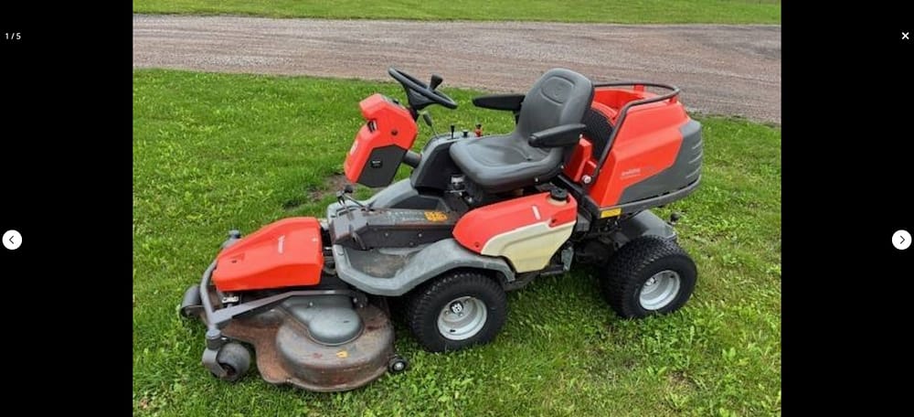 Screenshot 2026-09-08 at 09-26-26 Husqvarna P 524 2011 Billesholm Sweden - Used riding mowers - Mascus Køb Husqvarna p524 Rier på Slagelse Auktionshus