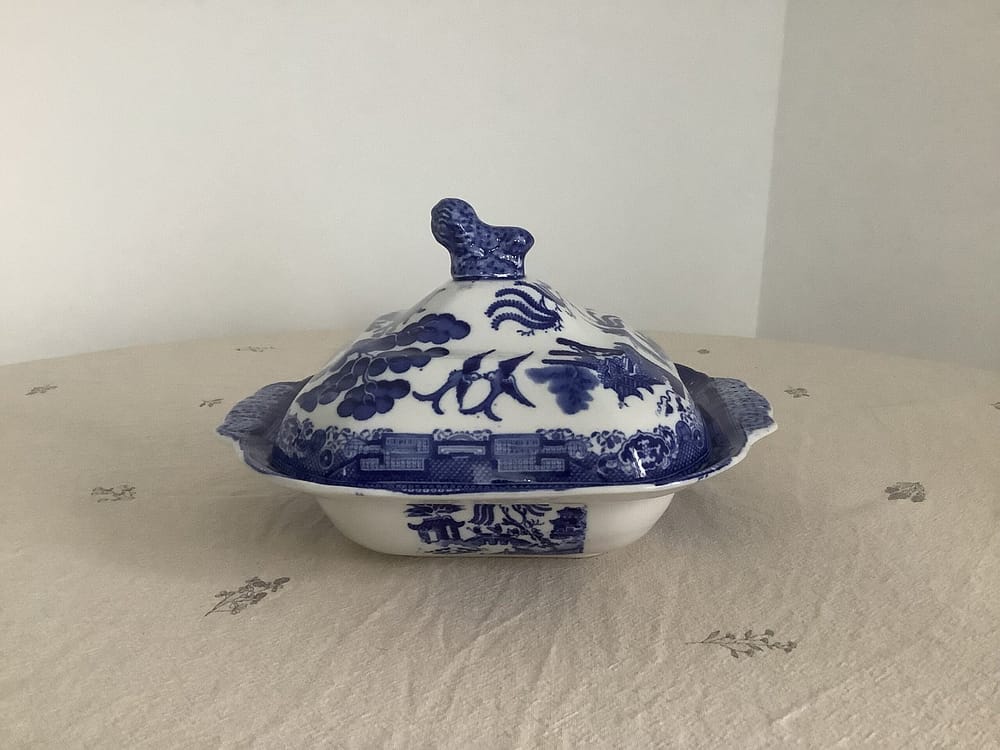 IMG_0615 Engelsk fajance stel fra Wedgwood & Co i Blue Willow
