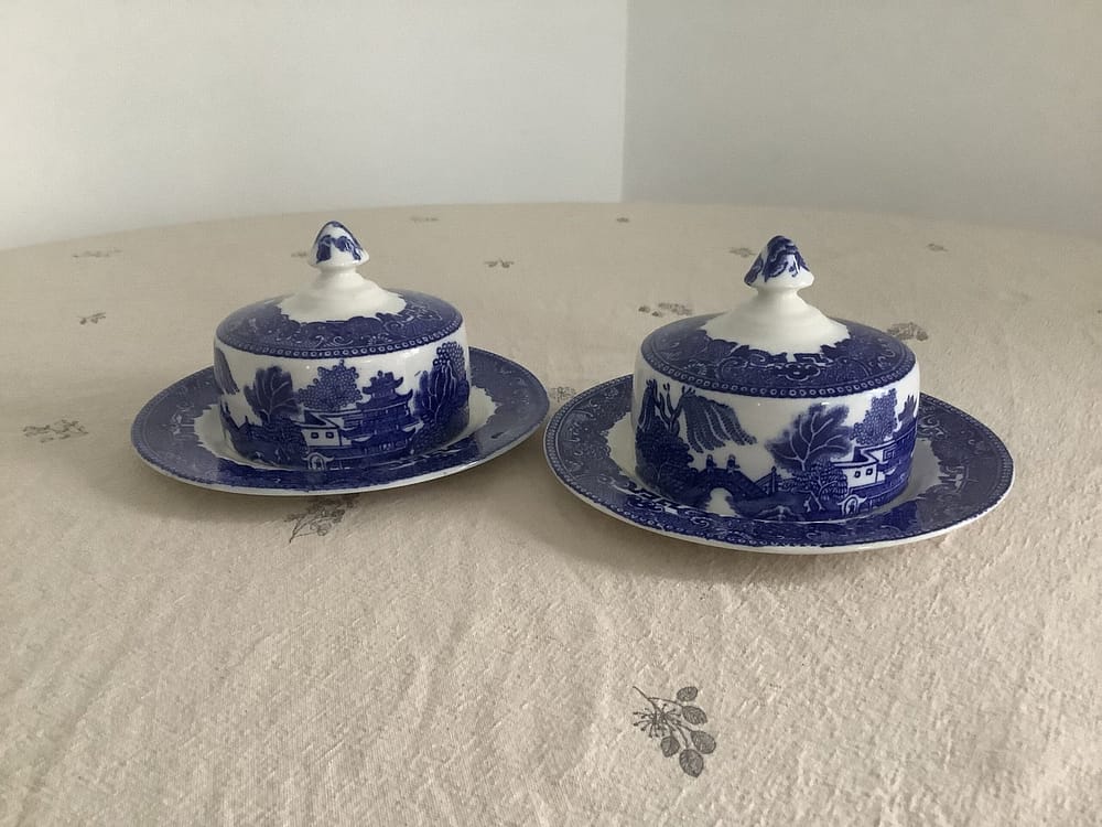 IMG_0620 Engelsk fajance stel fra Wedgwood & Co i Blue Willow