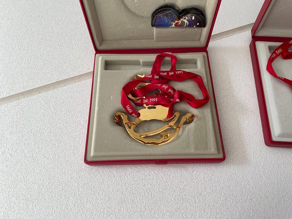 Georg Jensen jule uro 8 stk sælges samlet