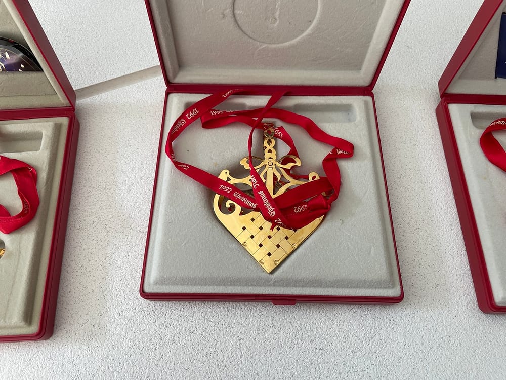 Georg Jensen jule uro 8 stk sælges samlet