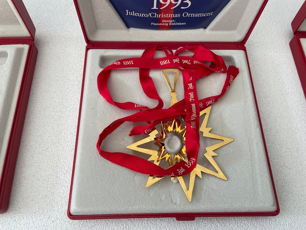 Georg Jensen jule uro 8 stk sælges samlet