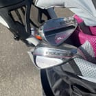 Golfsæt6 Golfsæt dame næsten ny Cobra med Clicgear vogn