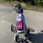 Golfsæt8 Golfsæt dame næsten ny Cobra med Clicgear vogn